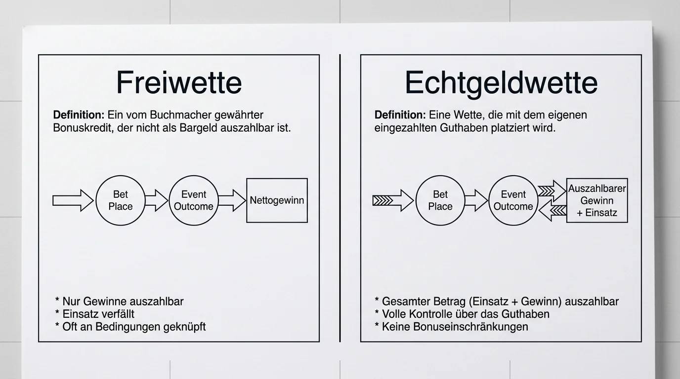Erklärung wie eine Badminton Freiwette Gratiswette im Vergleich zu Echtgeldwetten funktioniert