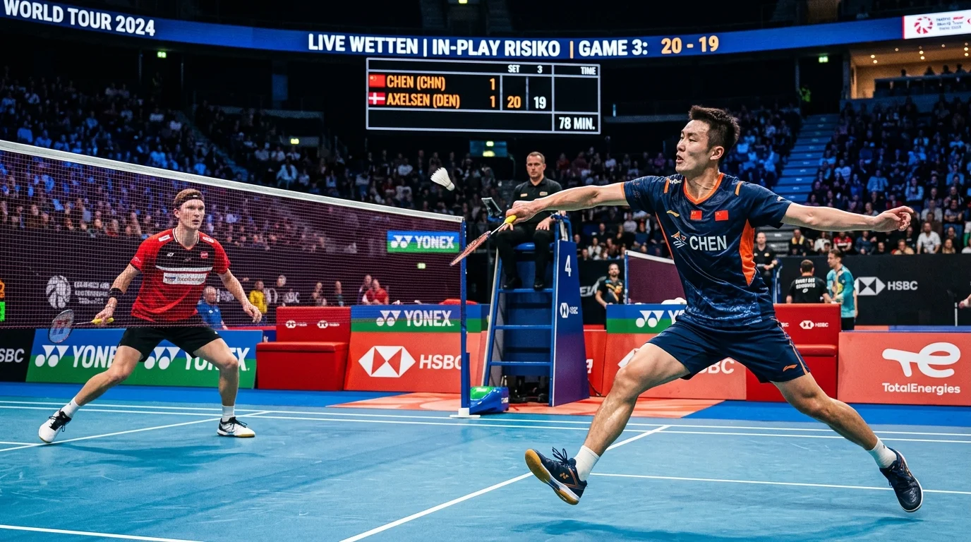Live-Wetten auf Badminton: In-Play-Märkte und Risiken bei der Sportwettenform mit höchstem Suchtpotenzial