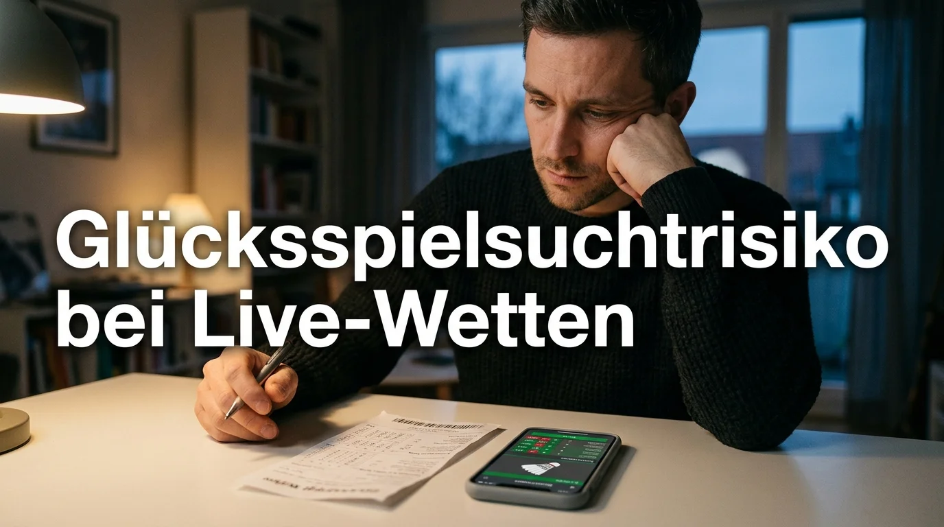 Suchtrisiko bei Badminton Live Wetten 27 Prozent Glücksspielstörung unter Live-Sportwettern in Deutschland