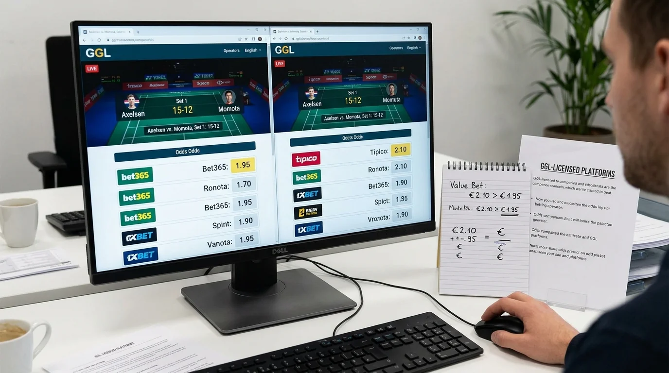 Quotenvergleich-Tool für Badminton Value Bets, Anbieterquoten für dasselbe Match im Überblick