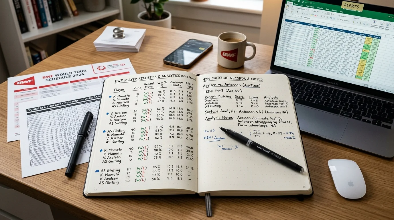 Methoden zum Auffinden von Value Bets im Badminton, Datenquellen, BWF-Rangliste und Quotenvergleich