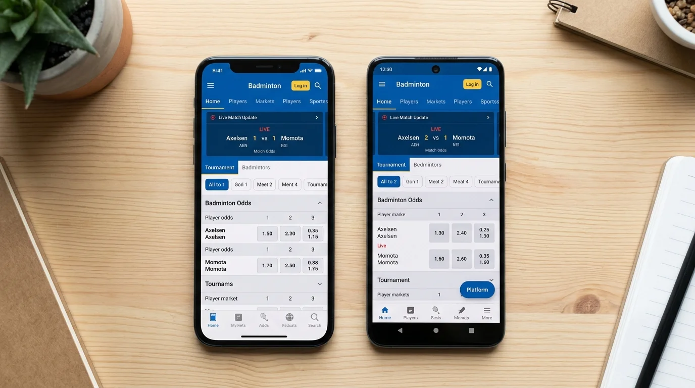 iOS vs Android Badminton Wetten App Vergleich, Unterschiede bei Performance, Installation und App-Store-Verfügbarkeit