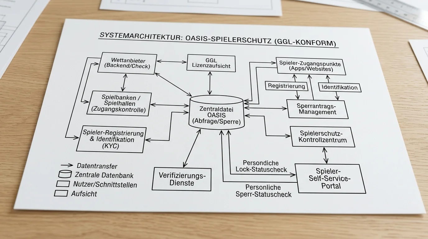 OASIS Spielerschutz GGL-Lizenz Badminton Wetten, Zusammenhang zwischen Lizenz, Spielersperre und LUGAS-System