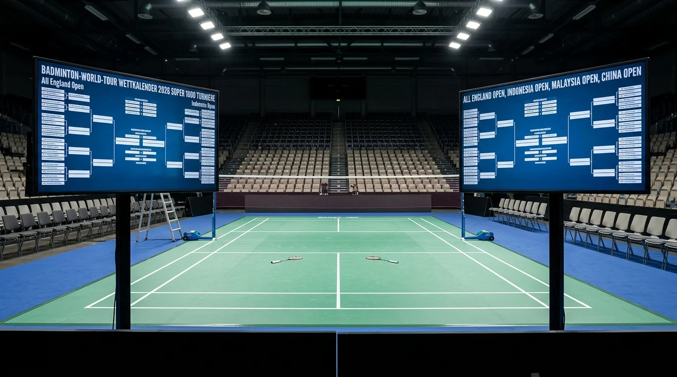 BWF Super 1000 Turniere 2026, All England Open, Indonesia Open, Malaysia Open und China Open für Badminton-Wetten