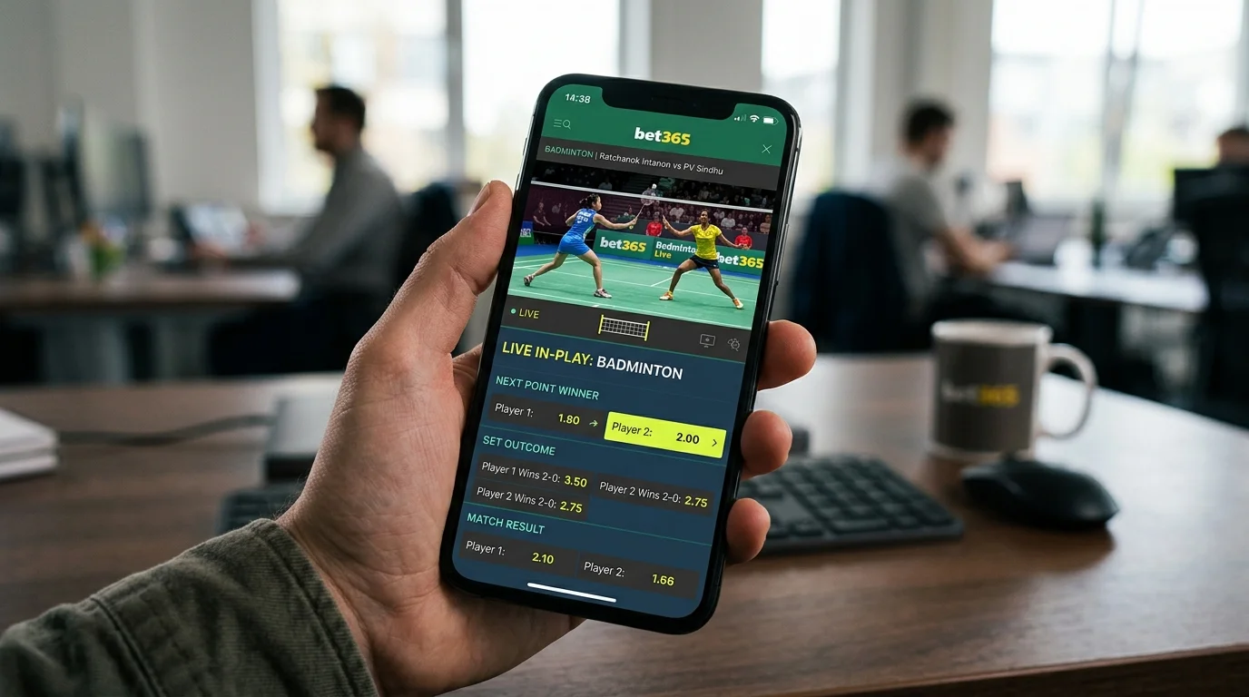 bet365 Live-Streaming Badminton Turniere 2026, Verfügbarkeit und Anforderungen für In-Play-Wetter
