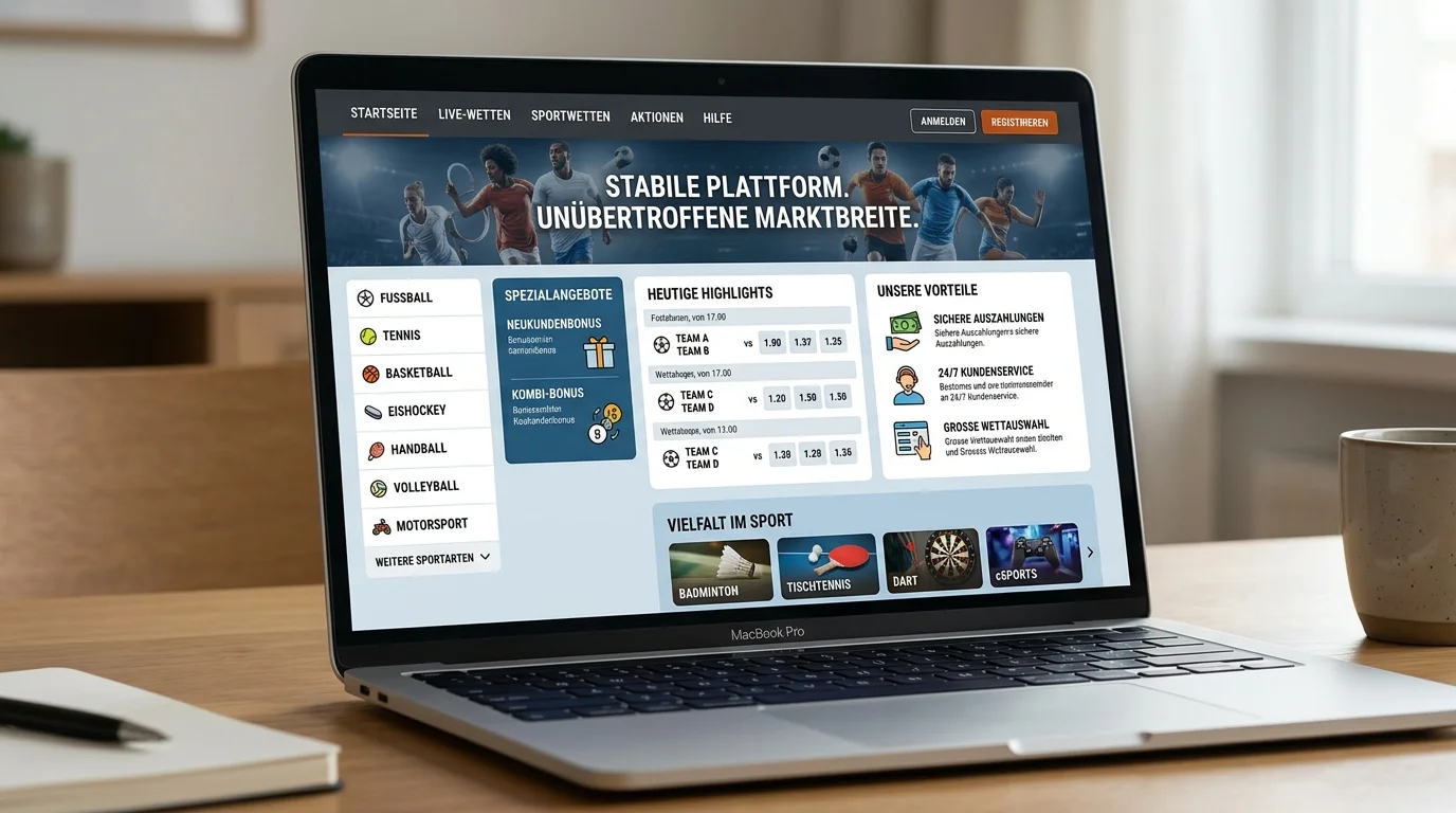 bwin als GGL-lizenzierter Sportwettenanbieter, Profil, Markttiefe und Badminton-Wettangebot im Überblick